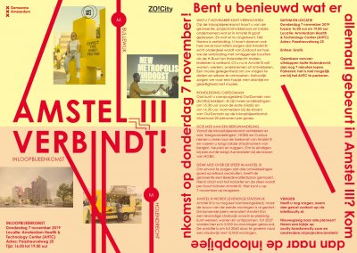 Hondsrugpark verbinden met Amstel III