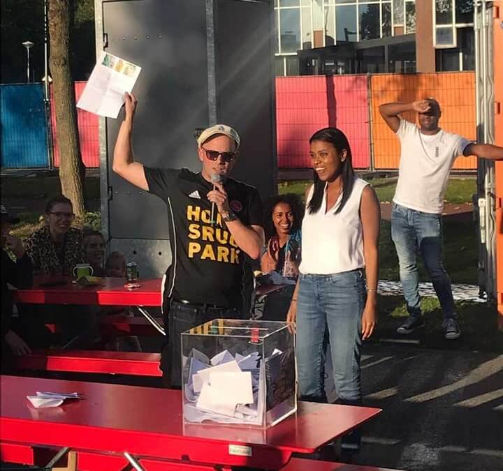 Sarah wordt de eerste bewoner van Hondsrugpark