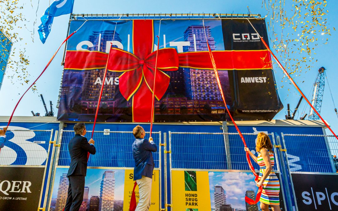 Bouw van SPOT Amsterdam feestelijk van start