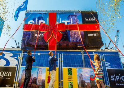 Bouw van SPOT Amsterdam feestelijk van start