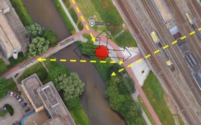 Nieuwe kiosk naast station Bullewijk gepland