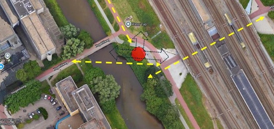 Nieuwe kiosk naast station Bullewijk gepland